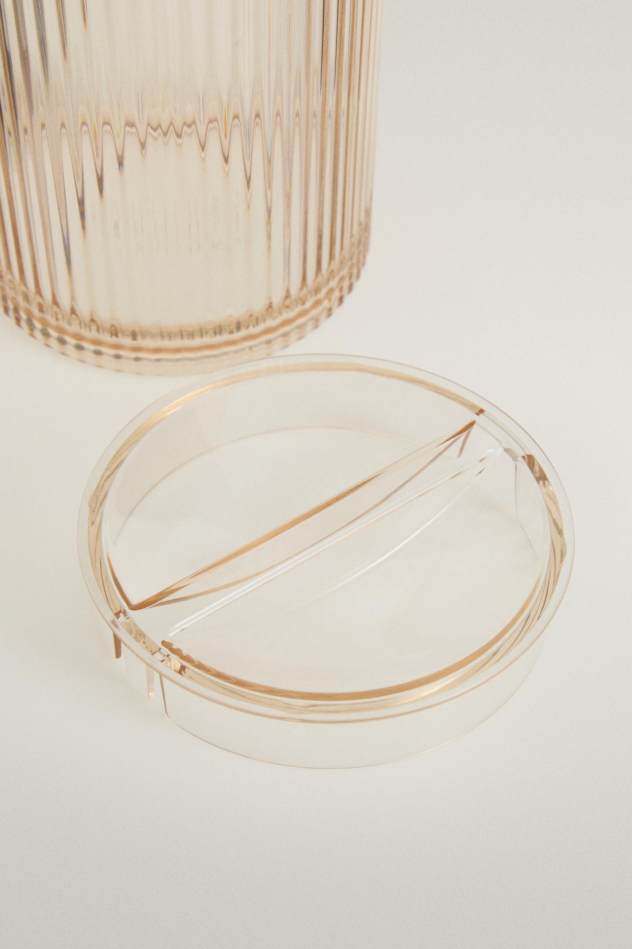 STRIPED ACRYLIC PITCHER